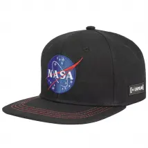 Capslab Space Mission NASA Snapback Cap CL-NASA-1-US2, Męskie, Czarne, czapki z daszkiem, bawełna, rozmiar: One size