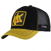 Capslab Freegun Pokemon Pikachu Cap CL-PKM2-1-PIK6, Męskie, Czarne, czapki z daszkiem, poliester, rozmiar: One size