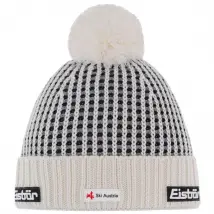 Eisbar Flow OS Pompon MÜ RL SKA E33119-099, Unisex, Beżowe, czapki, Merino, rozmiar: One size