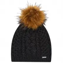 Eisbar Afra Lux E80111-009, Damskie, Czarne, czapki, Merino, rozmiar: One size