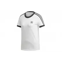 adidas 3-Stripes Tee ED7483, Damskie, Białe, t-shirty, bawełna, rozmiar: 32