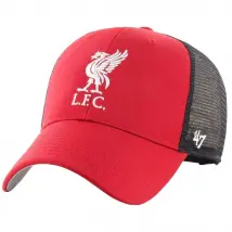 47 Brand Liverpool FC Branson Cap EPL-BRANS04CTP-RD, Męskie, Czerwone, czapki z daszkiem, poliester, rozmiar: One size