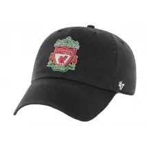 47 Brand EPL FC Liverpool Cap EPL-RGW04GWS-BK, Męskie, Czarne, czapki z daszkiem, bawełna, rozmiar: One size