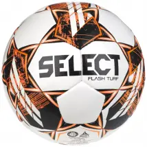 Select Flash Turf FIFA Basic V23 Ball FLASH TURF WHT-BLK, Unisex, Białe, piłki do piłki nożnej, skóra syntetyczna, rozmiar: 5