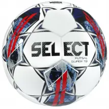 Select Futsal Super TB V22 FIFA Quality Pro Ball FUTSAL SUPER WHT-BLK, Unisex, Białe, piłki do piłki nożnej, syntetyk, rozmiar: 4