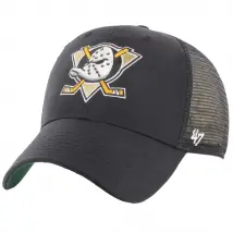 47 Brand NHL Anaheim Ducks Branson Cap H-BRANS25CTP-BKC, Unisex, Czarne, czapki z daszkiem, poliester, rozmiar: One size