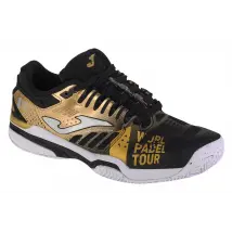 Joma J.WPT Jr 2231 JWPTS2231P, Dla dziewczynki, Czarne, buty do tenisa, tkanina, rozmiar: 36