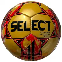 Select Futsal Master Gold FIFA Basic Ball MASTER GOLD-RED, Unisex, Złote, piłki do piłki nożnej, poliuretan, rozmiar: 4