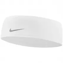 Nike Dri-Fit Swoosh Headband N1003447-197, Unisex, Białe, opaski na głowę, nylon, rozmiar: One size