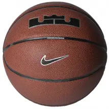 Nike Lebron James All Court 8P 2.0 Ball N1004368-855, Unisex, Brązowe, piłki do koszykówki, Guma, rozmiar: 7
