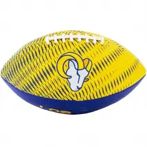 Wilson NFL Team Tailgate Los Angeles Rams Jr Ball WF4010019XBJR, Unisex, Żółte, piłki do futbolu amerykańskiego, Guma, rozmiar: 7