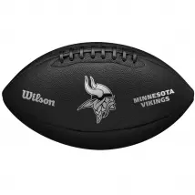 Wilson NFL Team Metallic Premiere Minnesota Vikings Ball WF4015821XB, Unisex, Czarne, piłki do futbolu amerykańskiego, Skóra kompozytowa, rozmiar: 9
