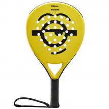 Wilson Minions Face Blade Junior Padel Racquet WR070511U0, Dla dzieci, Żółte, rakiety do padla, włókno szklane, rozmiar: One size