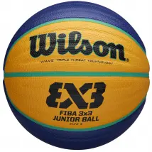 Wilson FIBA 3X3 Junior Ball WTB1133XB, Unisex, Żółte, piłki do koszykówki, Guma, rozmiar: 5