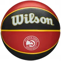 Wilson NBA Team Atlanta Hawks Ball WTB1300XBATL, Unisex, Czerwone, piłki do koszykówki, Guma, rozmiar: 7