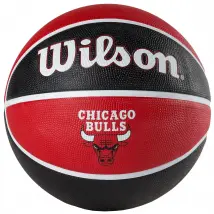 Wilson NBA Team Chicago Bulls Ball WTB1300XBCHI, Unisex, Czerwone, piłki do koszykówki, Guma, rozmiar: 7