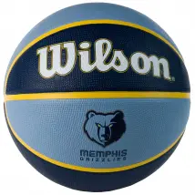 Wilson NBA Team Memphis Grizzlies Ball WTB1300XBMEM, Unisex, Niebieskie, piłki do koszykówki, Guma, rozmiar: 7