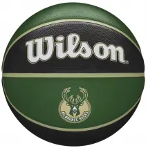 Wilson NBA Team Milwaukee Bucks Ball WTB1300XBMIL, Unisex, Zielone, piłki do koszykówki, Guma, rozmiar: 7
