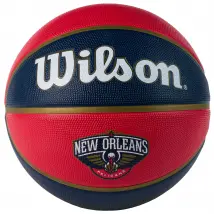 Wilson NBA Team New Orleans Pelicans Ball WTB1300XBNO, Unisex, Czerwone, piłki do koszykówki, Guma, rozmiar: 7