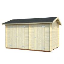 13'5 x 8'5 Palmako Jari (28mm) Premium Nordic Shed (4.1m x 2.6m)