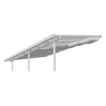 3m x 3.05m Palram Canopia Patio Cover Roof Blinds - White