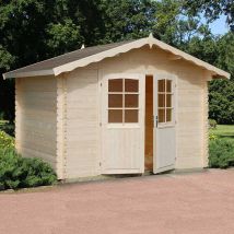 Palmako Vivian 3.3m x 2.7m Log Cabin Summerhouse (28mm)