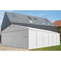 Tente de stockage 8 x 12 Qualité Pro XL en 2.60m hauteur de passage