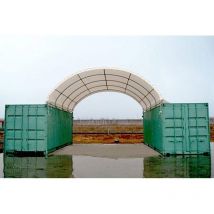 Abri container 6m x 6m hauteur 2m