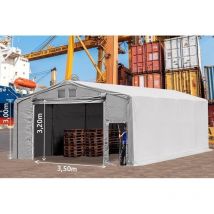 Hangar de stockage 8 x 8 PROPRIME 850+ en 3.00m hauteur de passage - Porte Store