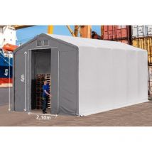 Hangar de stockage 5 x 10 PROPRIME FEU 720 en 4.00m hauteur de passage - Porte Coulissante