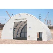 Tunnel de stockage 12,20m x 12m hauteur de passage 4,90m - Chassis 1.5m