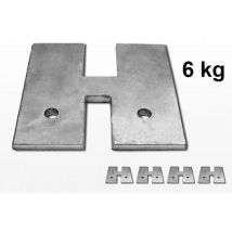 Plaques de lestage de 6kg pour Tentes Pliantes