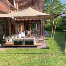 C2M – Stretch Tent / Tente Flex – Qualité Pro - 7,5m x 5m – Tente Complète - Prix TTC livré