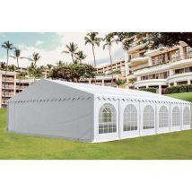 Tente de réception 8 x 12 Premium - Cadre au sol et renforts dans le toit