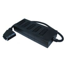 0.5m 5 Way SCART Splitter Box 0.5m