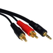 3.5mm Jack Plug to Phono Cable 15m Premium