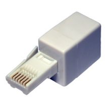 BT Plug to RJ11 Socket Crossover Adapter