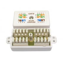 CAT6 Punchdown Krone Coupler White