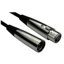 2m XLR Cable 3 Pin Male to Female Microphone Lead