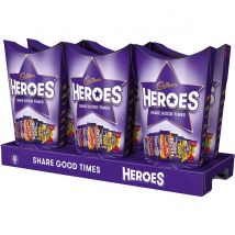 Cadbury Heroes Chocolate Carton 290g (Box of 6)