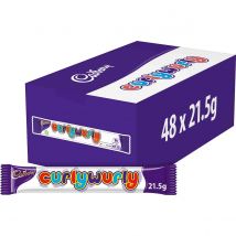 Cadbury Curly Wurly Bar 21.5g (Box of 48)