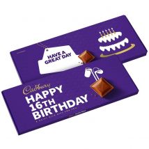 Happy 16th Birthday Dairy Milk Bar (850g)