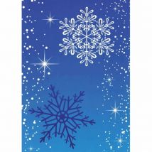 Snowflakes A3 Calendar Gift Wrap Envelope