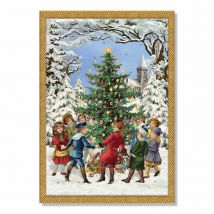 Dancing Around The Christmas Tree Traditional Advent Calendar
