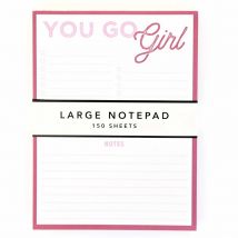 The Future Is Female, You Go Girl Notepad