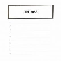 Girl Boss Memo Block