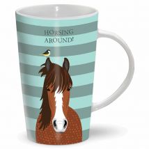 Horsing Around Latte Mug