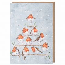 Wrendale Designs, Rockin' Robins Advent Card