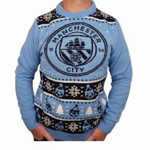 Manchester City FC Christmas Jumper Small