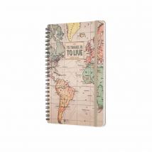 To Travel is to Live, Map Week-To-View A5 Diary 2024